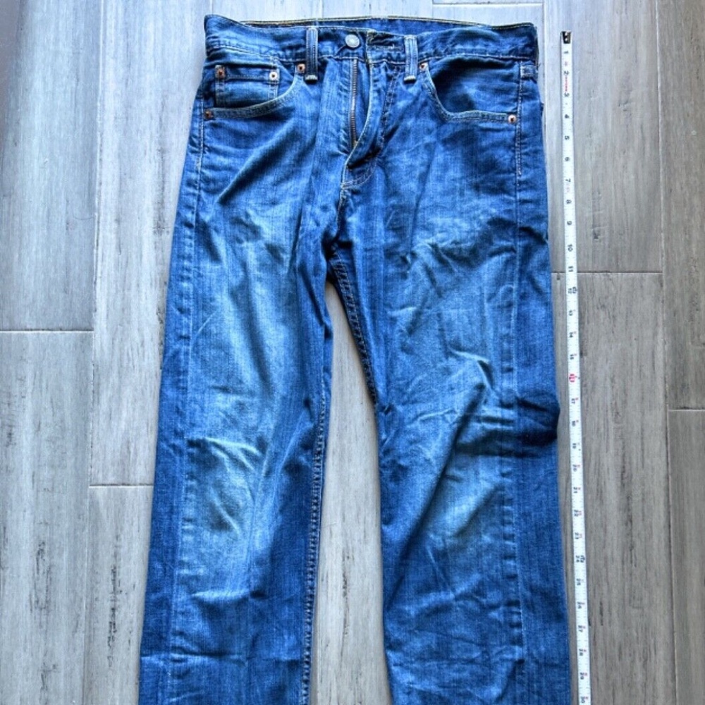 Levis 505 Jeans Mens 29x30 Regular Fit Straight Modern durable Lived In iconic